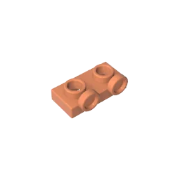Gobricks GDS-90193 1 x 2-Panel mit erhöhtem Punkt auf einer Seite, technische DIY-Lernbausteine für Kinder