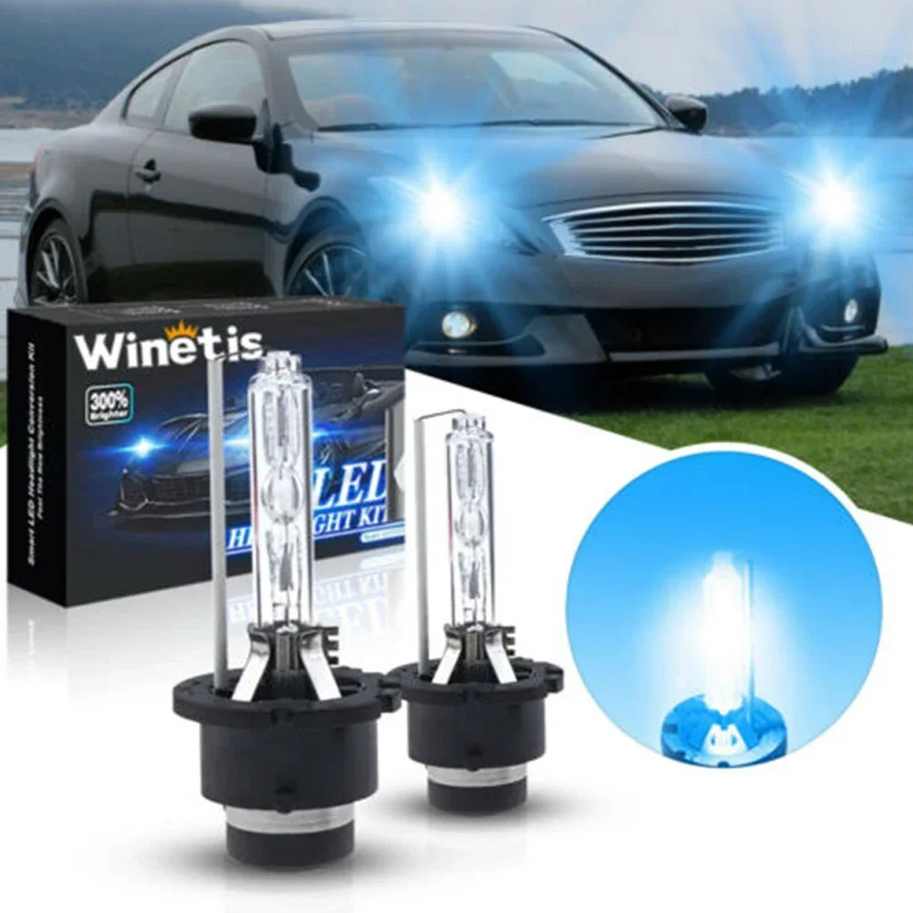 Xenon Headlight Bulbs D2S 2pcs 35W 8000K Accessories xenon headlight