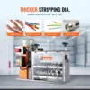 VEVOR Electric Wire Stripping Machine Cable Stripper Peeler 750W 1.5-32mm 10 Channels Acrylic + Aluminum Scrap Copper Recycling 4