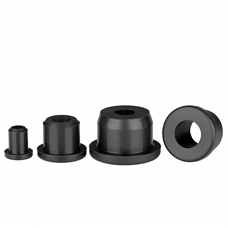Black White Hole Plug 3.3-113.6mm Round Hollow Silicone Rubber Grommet Wire Cable Wiring Protect Bushes O-rings Sealed Gasket