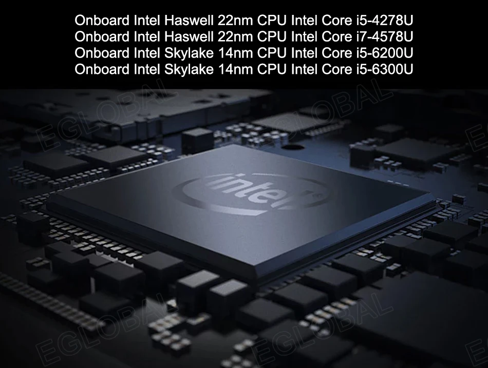 Eglobal Industrial Fanless Mini PC with I5 6300U, I7 10510U, Windows 7/8/10, VPN Router, VGA, HDMI, 4G, WiFi, BT Description Image.