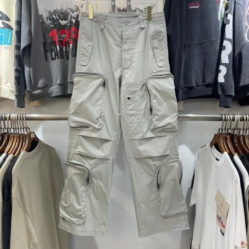 

New High Street Cactus Jack Multi Pocket Functional Pants Jogger Men Women High Quality Loose Clothing Cargo Overalls Trousers