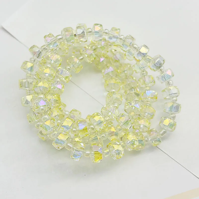 30Pcs Wheel Shape Austrian Crystal Glass Beads for Jewelry Making 6