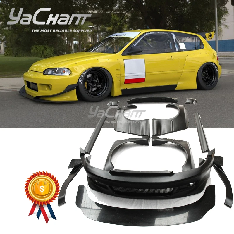 FRP Bodykits Fit 1992 1995 Civic Hatchback EG PD GP frp-bodykits-fit-1992-1995-civic-hatchback-eg-pd-gp