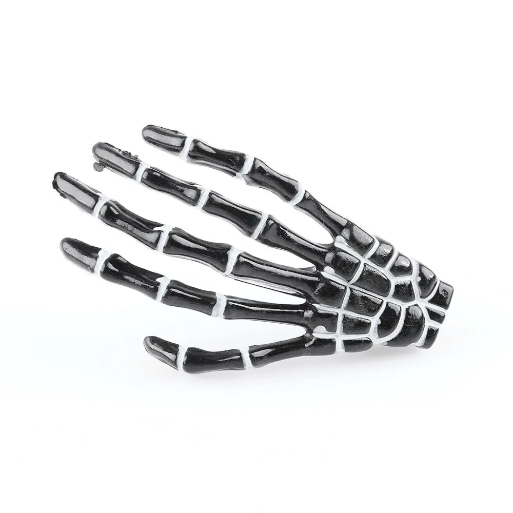 1/2pcs neue kreative Schädel Hand Knochen Haarnadel Greifer Geist Skelett Haars pangen Haars pangen Knochen Klaue Haar Zubehör Geschenk Haars pange – Detail 15