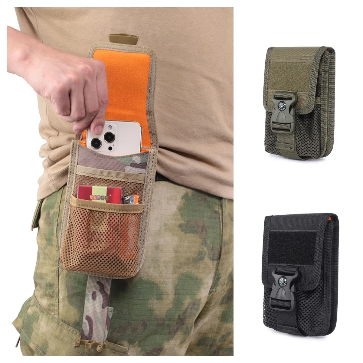 Tactical Phone Bag Molle Outdoor Hunting Waist Pouch