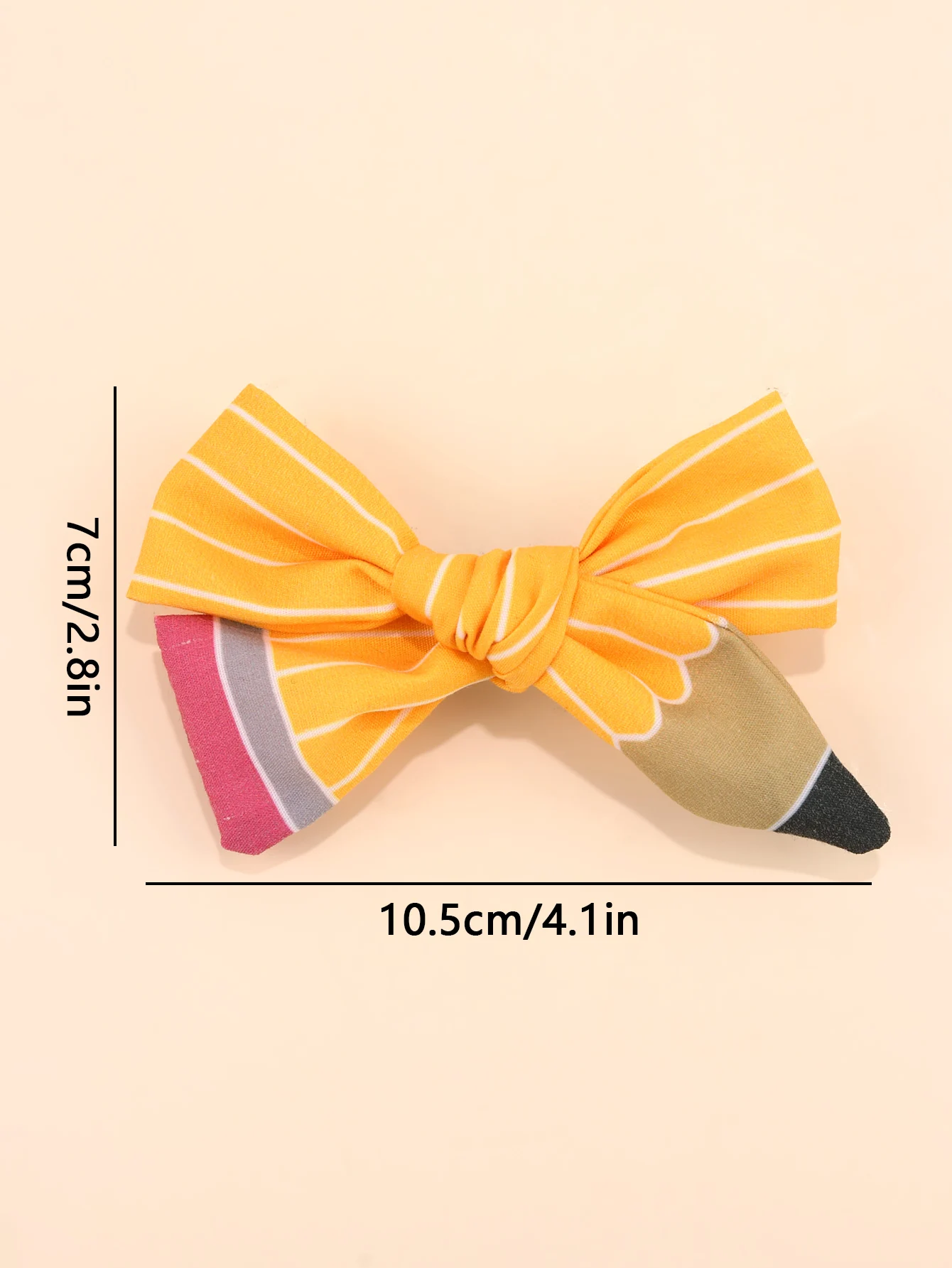 2 stücke zurück zur Schule Bogen Haars pangen Set für Mädchen niedlichen Bleistift Bogen Haarband Haars pangen Haarschmuck für Mädchen Kinder Geschenke – Detail 19
