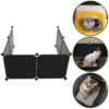 1 Set Cat Litter Box Enclosure Privacy Protector Durable Pp Material Anti-Splashing Easy Potty Training Gift For Pet Owners 6