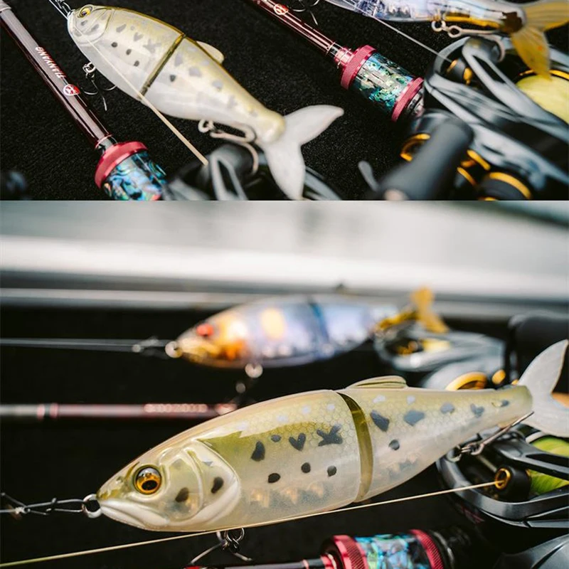 Micro Glidebait 70mm 4.5g Swimbait Fishing Lures Jointed Bait Wobbler Artificial Hard Bait Freshwater Bass Pike Trout Fishing