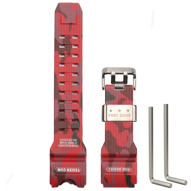 thumbnail image 1 of Accesorios para reloj Casio MUDMASTER GWG1000 Master con correa de acero inoxidable para hombre, 1 of 5