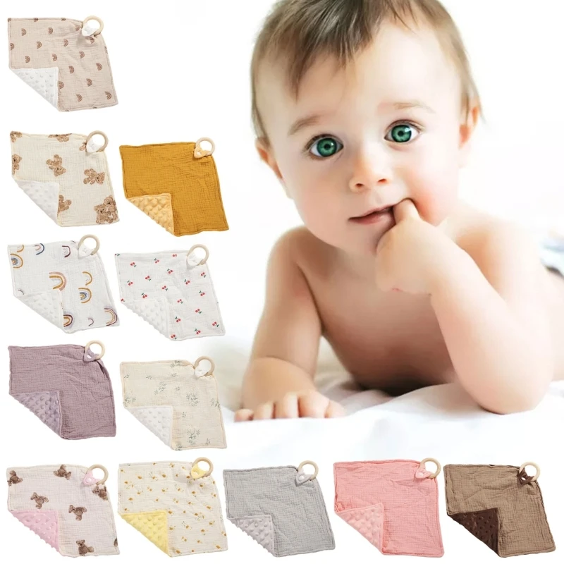 Feeding Towel Teething Bib Multi Layer Baby Bandana Towel Super Absorbent Bibs