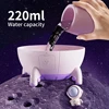 220mL Space Capsule Air Humidifier USB Plug in Rechargeable Mist Aromatherapy Water Diffuser 7 Colors Atmosphere Light 4
