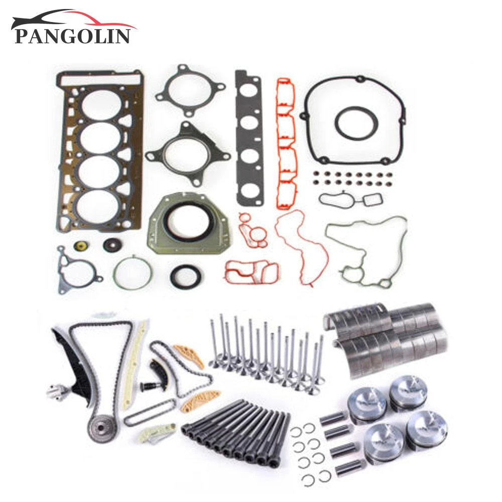 Engine Rebuild Kit 06h103085g Piston & Ring Pin 21mm Repair Set For ...
