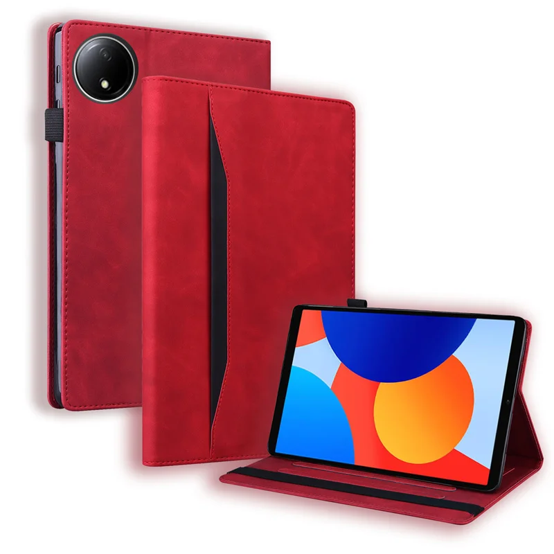Embossed Flower Cat Wallet Flip Case for 8.7 Inch Tablet - Kids & Girls Edition