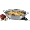 1500-Watt Nonstick Oval Electric Skillet,Brushed Stainless 18 IN 1