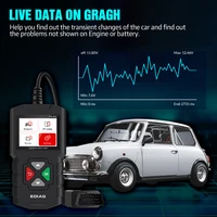 KINGBOLEN YA201 Car Code Reader OBDII/EOBD Auto Diagnostic Tool Data stream save playback OBD2 Scanner Clear code PK CR3001 2