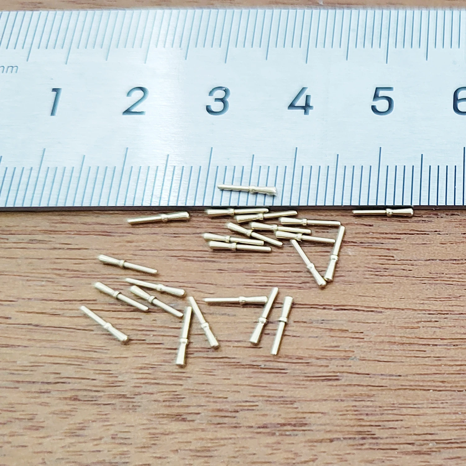 목재 선박 액세서리 황동 계류 로프 볼트 업그레이드 CNC 황동 피팅 길이 11mm & 6mm 20 개/대
