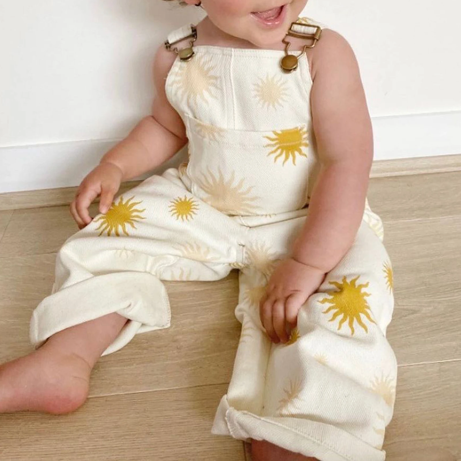 Spring Sunset Kids Jumpsuit  4-7 Years