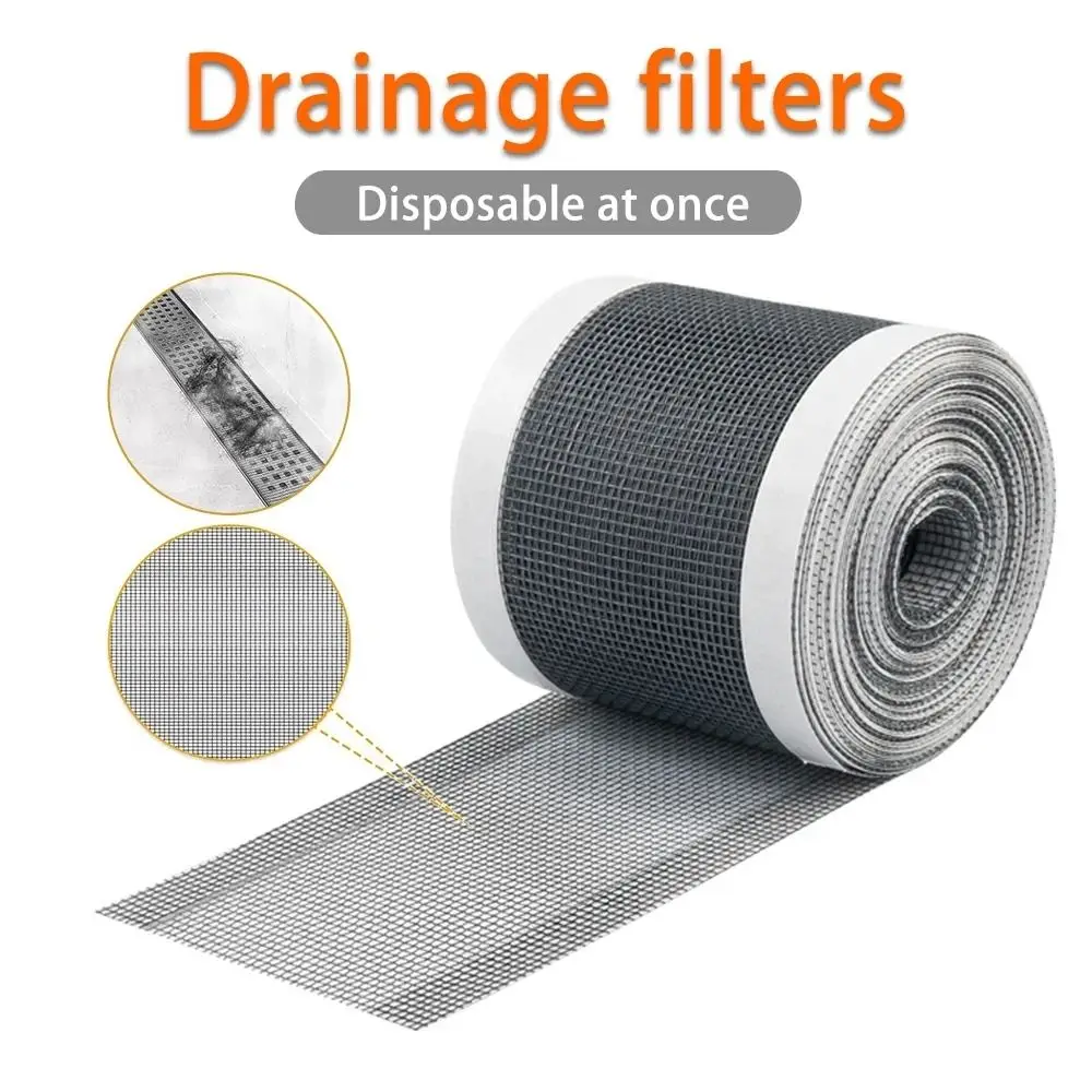 Floor Drain Filter Bathroom Accessories Floor Drain Sink Drain Strainer Floor Drain Strainer 5 Meter Shower Floor Drain Net Cover Hair Catcher Strainer Kitchen Sink Bathroom Sewer Outfall Stopper Mesh Filter Stickers
