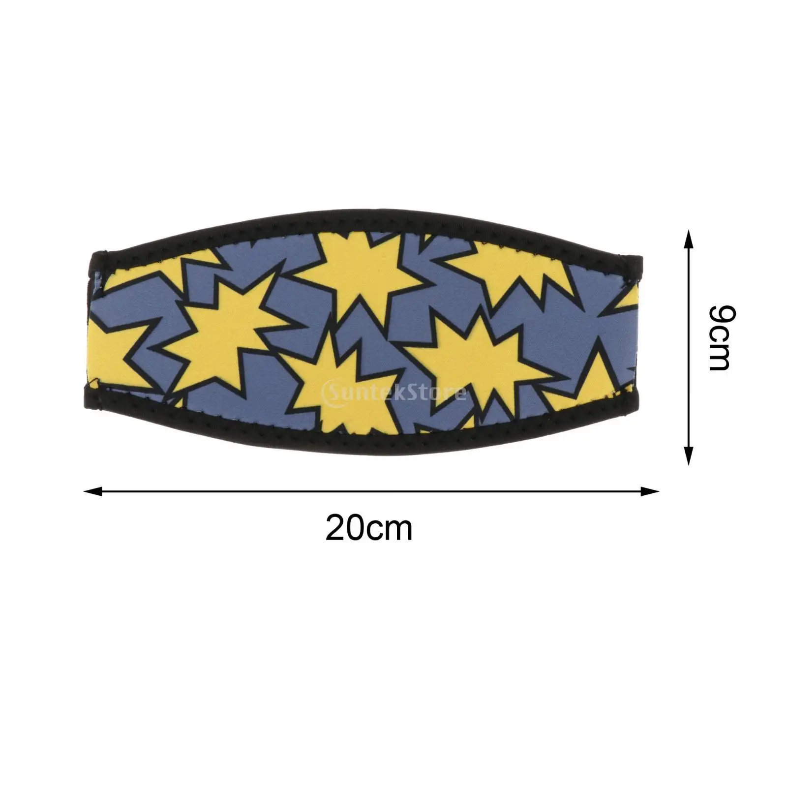Neoprene Diving Mask Strap Cover - Hair Protector for Snorkeling and Swimming