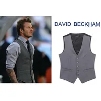 Men's Large Size Korean Version Slim-fit Suit Waistcoat Men's Wedding Business Vest British Casual Clip Fashion Men 2