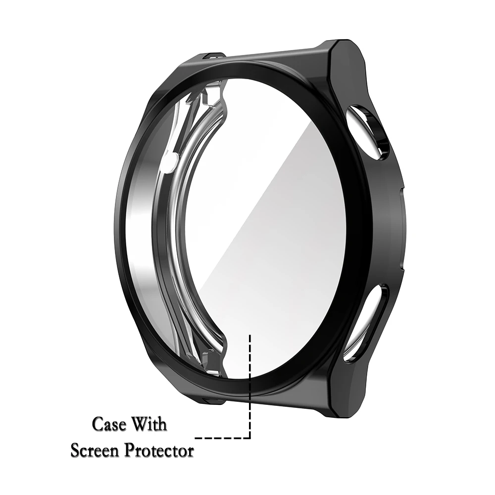 Premium Soft TPU Full Coverage Anti-Scratch Screen Protector Case