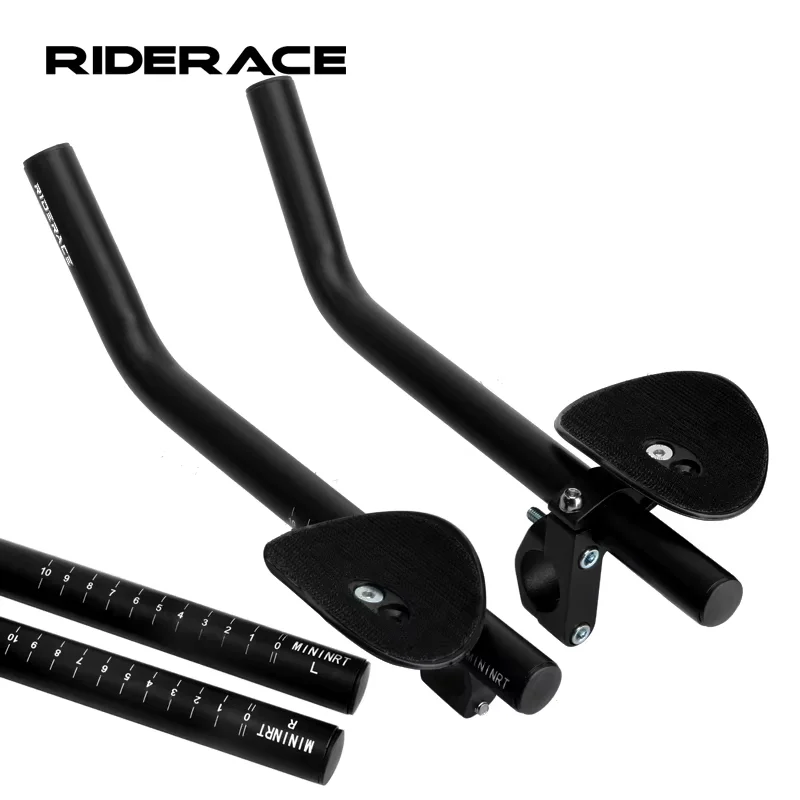 Bicycle TT Handlebar MTB Aluminum Alloy Long-distance Cycling Rest Handlebars 10CM Adjustable Bicycle Handlebars Bike Parts