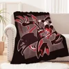 Designer Throw Blanket for Sofa Luxury Bedding Helluva Boss Fluffy Soft Blankets Sofa Decoration Bed Blanket 150cm X 200cm Knee 2