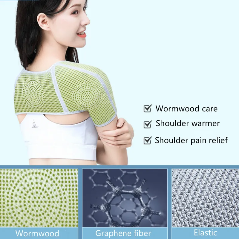 Doppio supporto per spalla Tutore Assenzio Compressione Cintura per spalla Tracolla Protezione scaldino per spalla per lussazione Dolore all'artrite - immagine 5