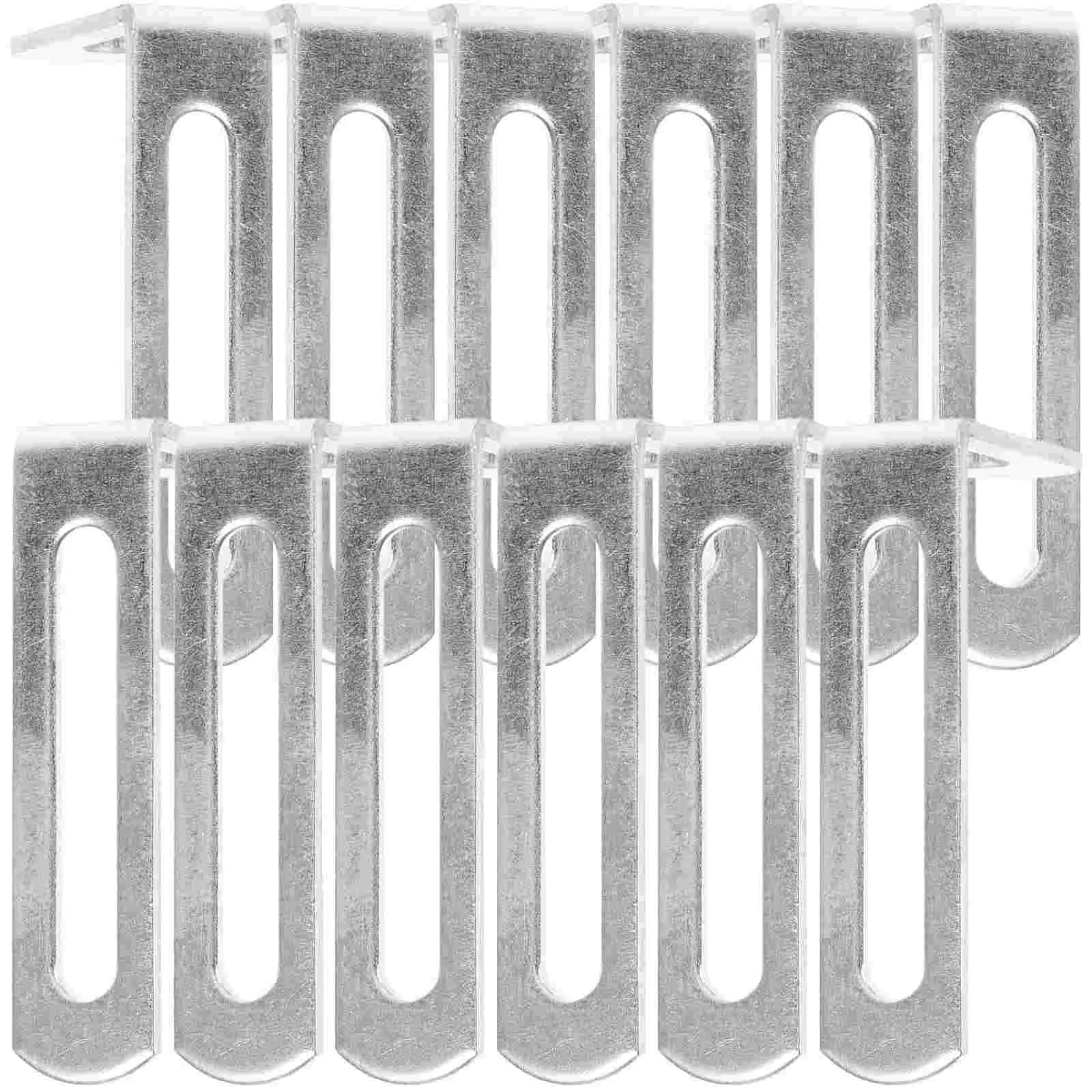 

20pcs Corner Brackets Slotted Hole Corner Braces Right Angle Brackets Heavy Duty L Brackets