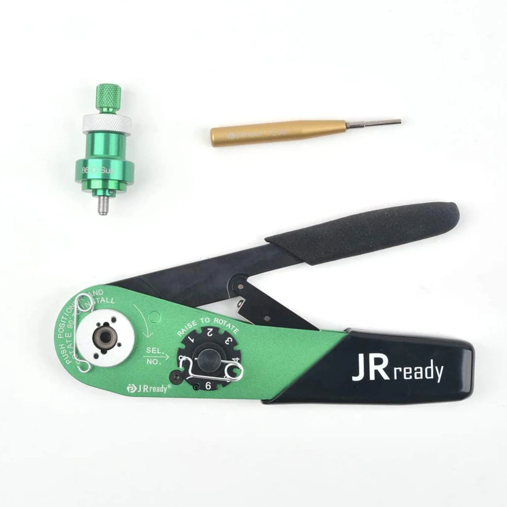JRready JST2511:YJQ-W7A Crimper 16-28AWG, 86-D-SUB Positioner, TL08 Removal Tool for HARTING(HAN D-SUB), TE(D-SUB), WAIN(HM,） 6