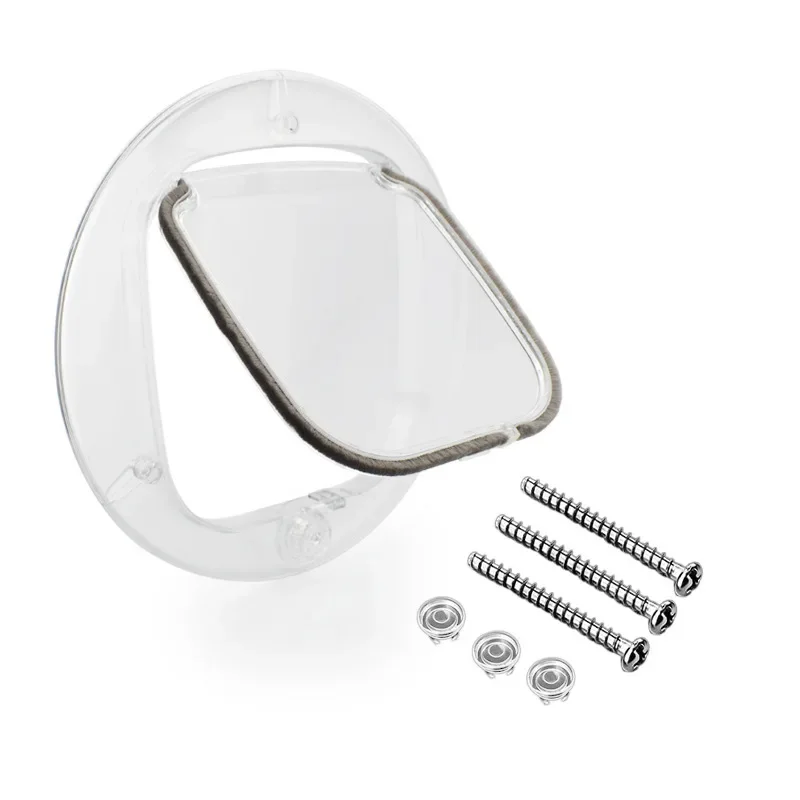 Cat Door Interior Door Secure Kitten Dog Lock Flap Gate 4 Locking Cat Puppy Small Puppy Safety Gate Supplies