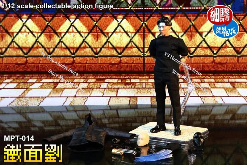 미니 플라스틱 장난감 1/12 MPT011 쿵푸 진 MPT-012 미스터 장 MPT-013 복서 청 MPT-014 마스크 리우 디자인 이동식 6 인치 피규어
