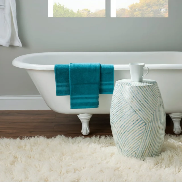 Blue Clawfoot Table