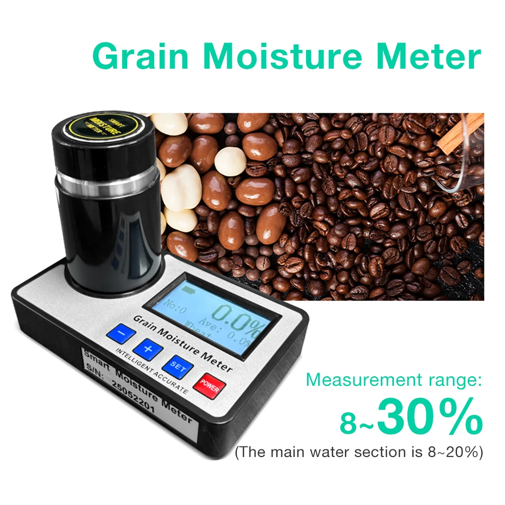 AMT155 Smart Grain Moisture Meter for 19 Kinds Grains