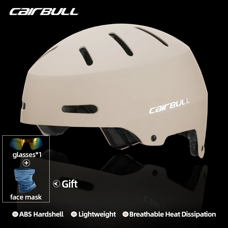 

Cairbull Light BMX Helmet Cycling Scooter Skate Climbing Bicycle Helmet for Men Unisex ABS+EPS CE Safe Cap Bike Accessories