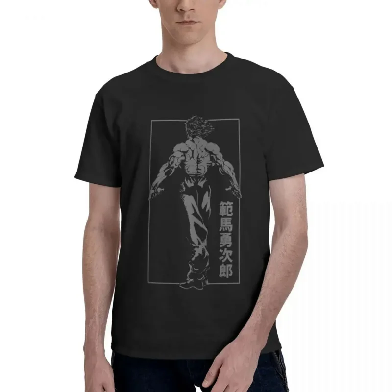 

Short Sleeve Mens men T Shirts Baki Hanma Grey The Grappler T Shirt overseen t shirt harajuku graphic t shirts harajuku