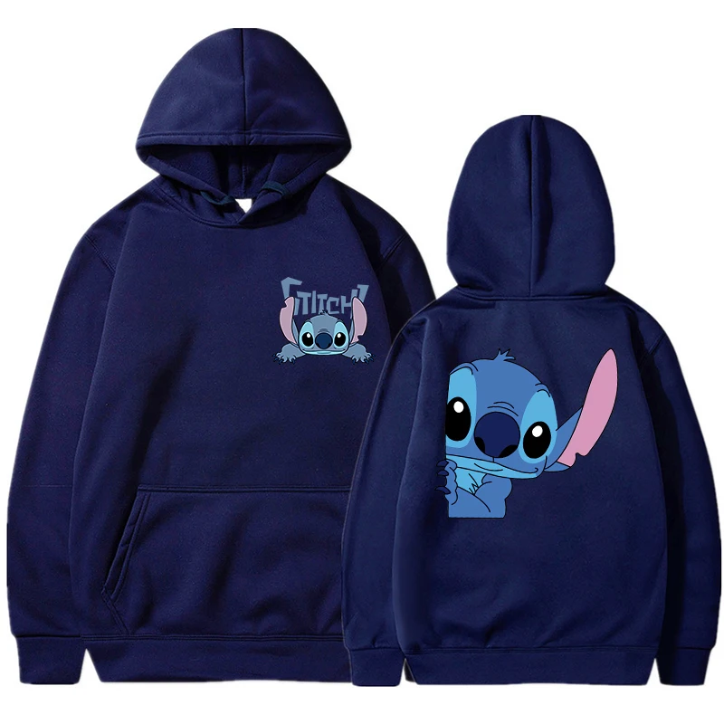 thumbnail image 1 of Sudadera con capucha de Disney Stitch para mujer, ropa de calle Harajuku, bonita sudadera de Anime, ropa de calle de Manga, Unisex, 1 of 5