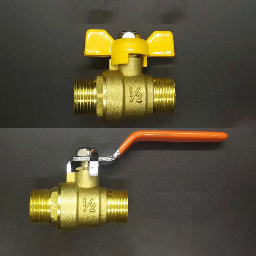 1 8 1 4 3 8 1 2 3 4 1 BSP Male To Male Brass Ball Valve With 1-8-1-4-3-8-1-2-3-4-1-bsp-male-to-male-brass-ball-valve-with