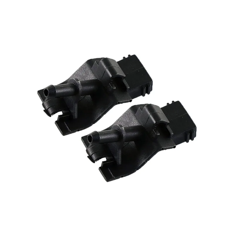 2pcs Front Windshield Wiper Washer Jet Nozzle Hood Liquid Sprayer For