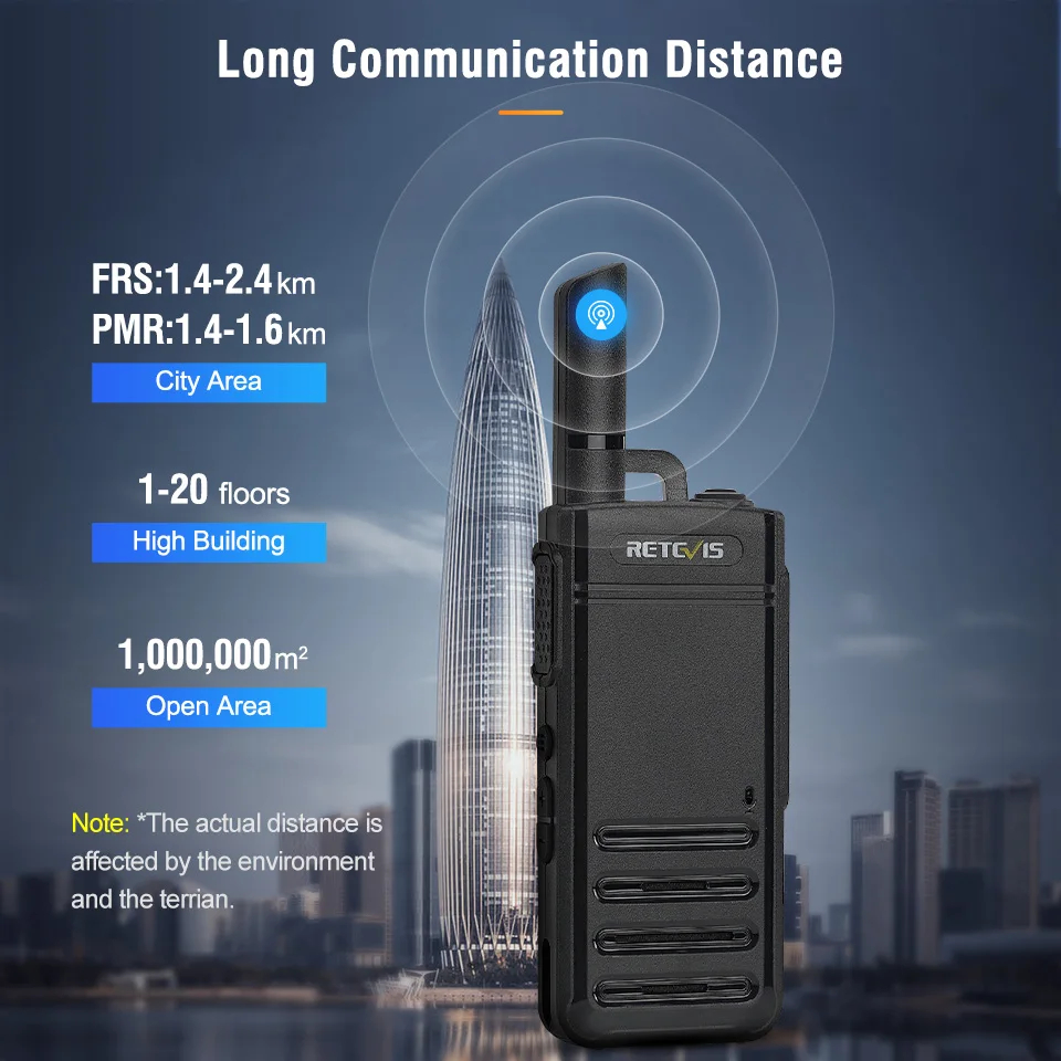 Retevis RB639 Walkie Talkie 2pcs Lightweight Walkie-Talkies Long Range Type-C Portable Two Way Radio Comunicador For Restaurant 5