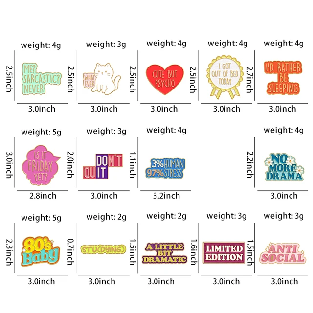Is it Friday Yet Enamel Pins Brooches Lapel Badges  1