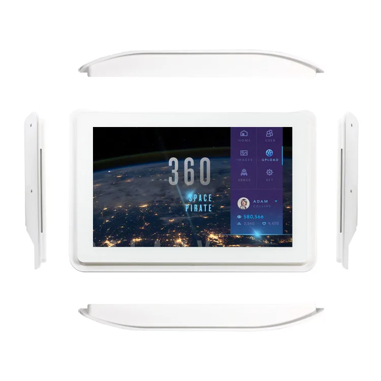 

Two-side LED Light Bar Schedule Meeting Room Display 10.1'' Touch Screen with POE