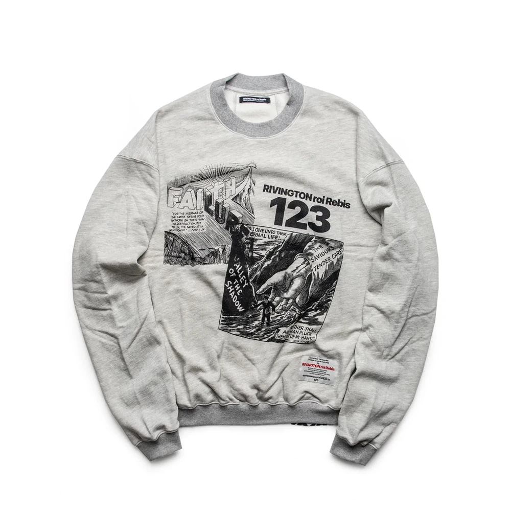 

RIVINGTON roi Rebis 123 Men Women Sweatshirts RRR 123 Best Quality Oversized Crewneck Brushed Hoodie y2k