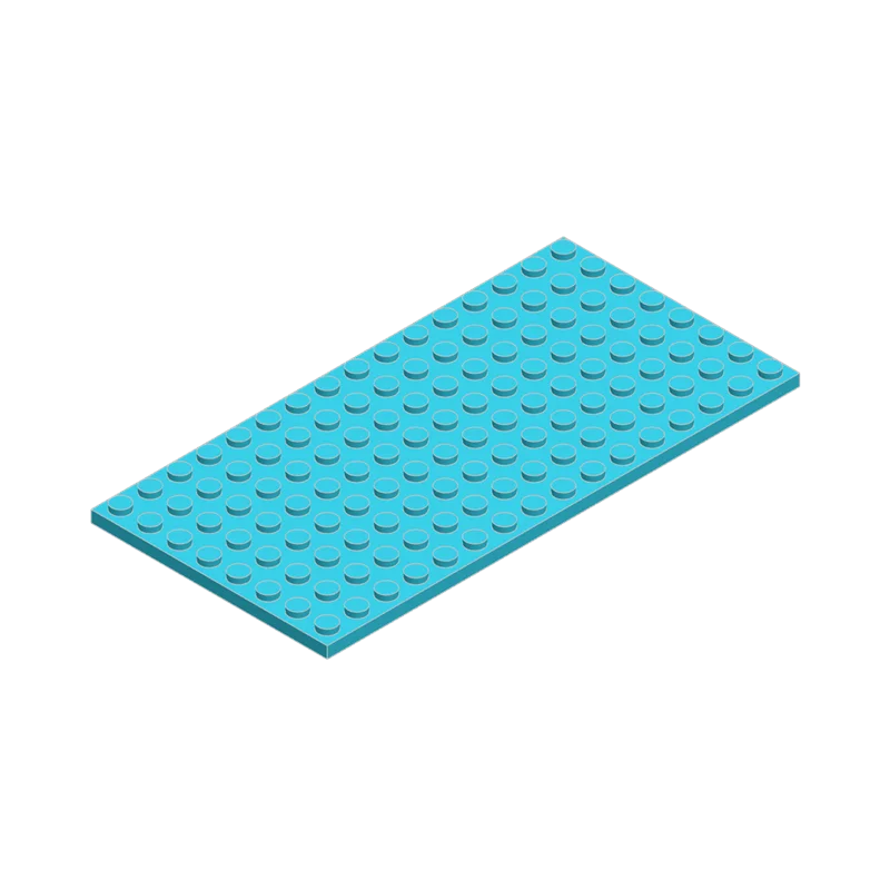 10 Stücke 92438 8x16 Punkte Grundplatte Bausteine Moc Platte Bord Zubehör Kompatibel mit Ziegel Spielzeug Kinder Geschenk B – Detail 16