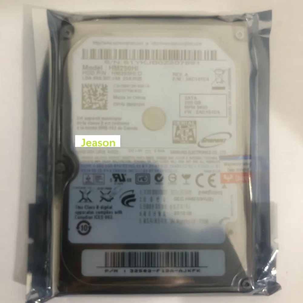 Nuovo Disco Rigido Hdd Per Laptop Sata Da 250Gb Hm250Hi 5400Rpm Da 2.5"