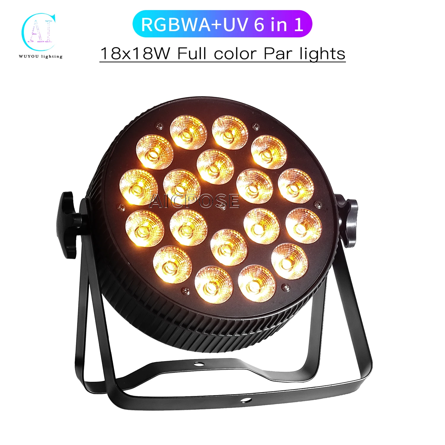 18X12W Rgbw/18X18W Rgbwa + Uv 6-In-1 Led Par Light Alluminio Stage Light Dmx Control Dj Disco Club Par Light Wedding Stage Lighting