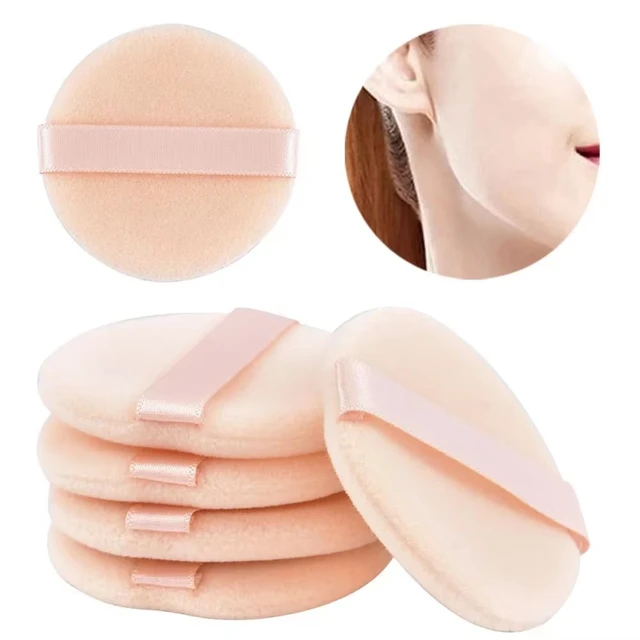 5-30Pcs Professional Round Shape Facial Powder Foundation Puff Portable Soft Cosmetic Puff Makeup Foundation Sponge Beauty Tool