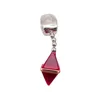 Anime HUNTER×HUNTER Kurapika Ear Clip No Piercing Eardrop Red Zircon Pendant Unisex Gothic Earrings Cosplay Accessories Prop 5