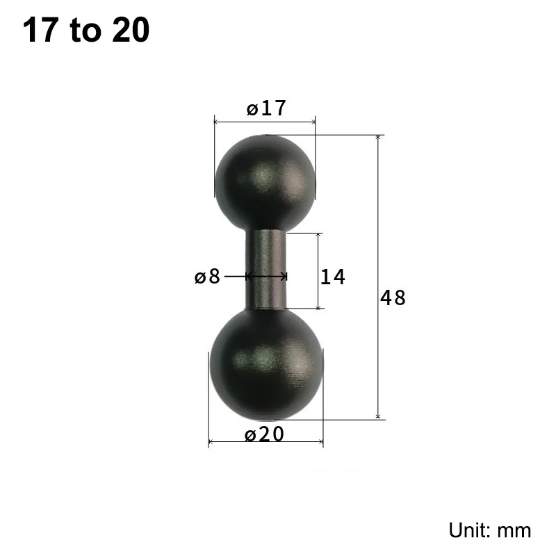 Aluminum Alloy Ball Head Camera Mount Bracket